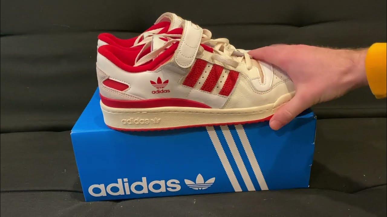 Tênis Adidas Forum 84 Low AEC Cloud White Red