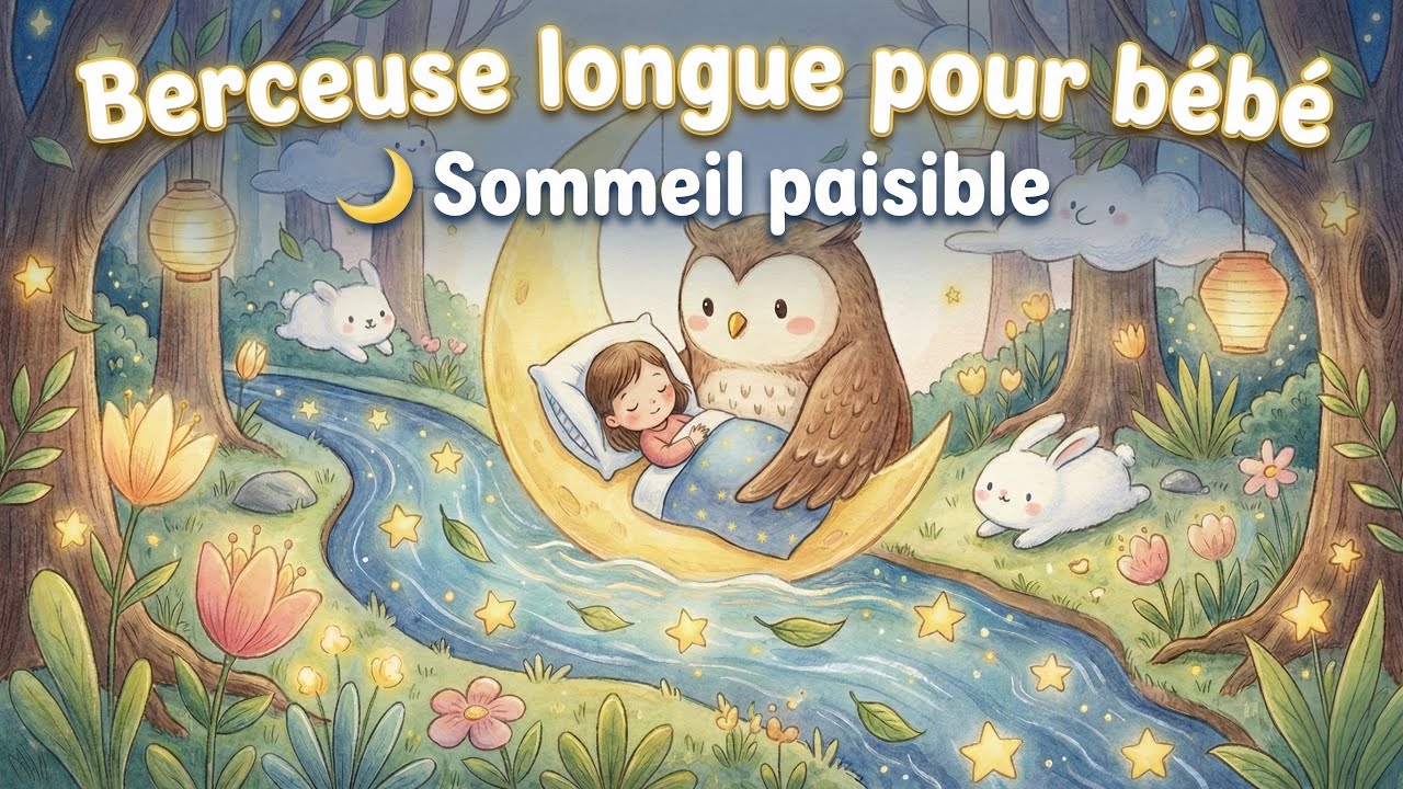 Berceuse longue pour bébé – Musique douce pour dormir paisiblement