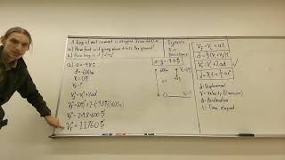 Physics: Free fall example problem