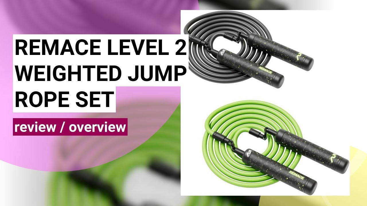 Remace Level 2 Weighted Jump Rope Set Review: The Ultimate Fitness ...