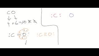 Lewis Structure for Carbon Monoxide (CO) with Coordinate Covalent Bond