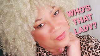 KINKY CURLY AFRO WIG FROM AMAZON TRY ON SHOW AND TELL screenshot 4