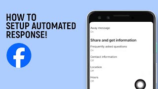 How To Set Up Automated Responses In Facebook [easy] screenshot 5