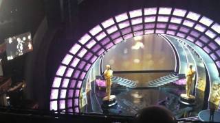 What happens during Oscars/Academy Awards commercial break?