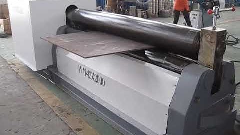 W11 series 3 Roller Symmetric Mechanical Rolling Machine