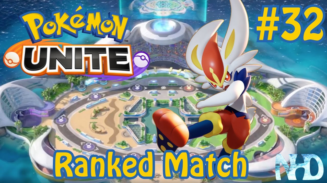 Let's Play Pokemon Unite (Master Ranked Season 1 - Ranked Match) Cinderace #32