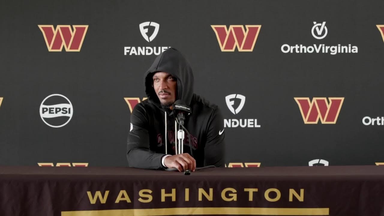 QB Jayden Daniels Speaks to the Media After Practice | Washington Commanders