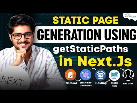 Static Page Generation Using getStaticPaths in Next.JS | Next JS Tutorial for Beginners