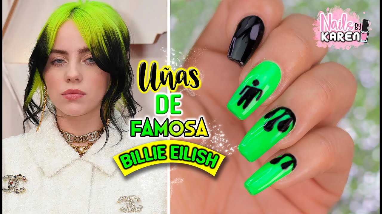 Detalle 33+ imagen uñas acrilicas billie eilish