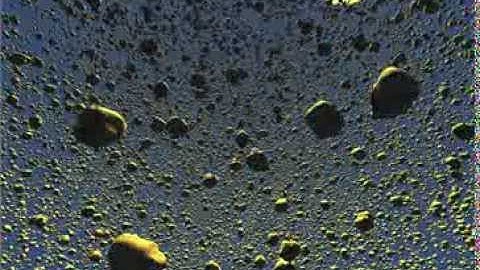 Unity Space ship, developing ! n°05 50 000 asteroids generated  New records !