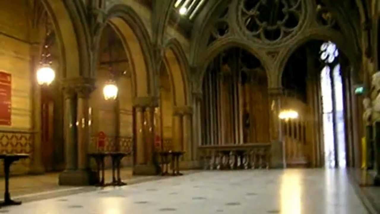 Inside The Manchester Town Hall England