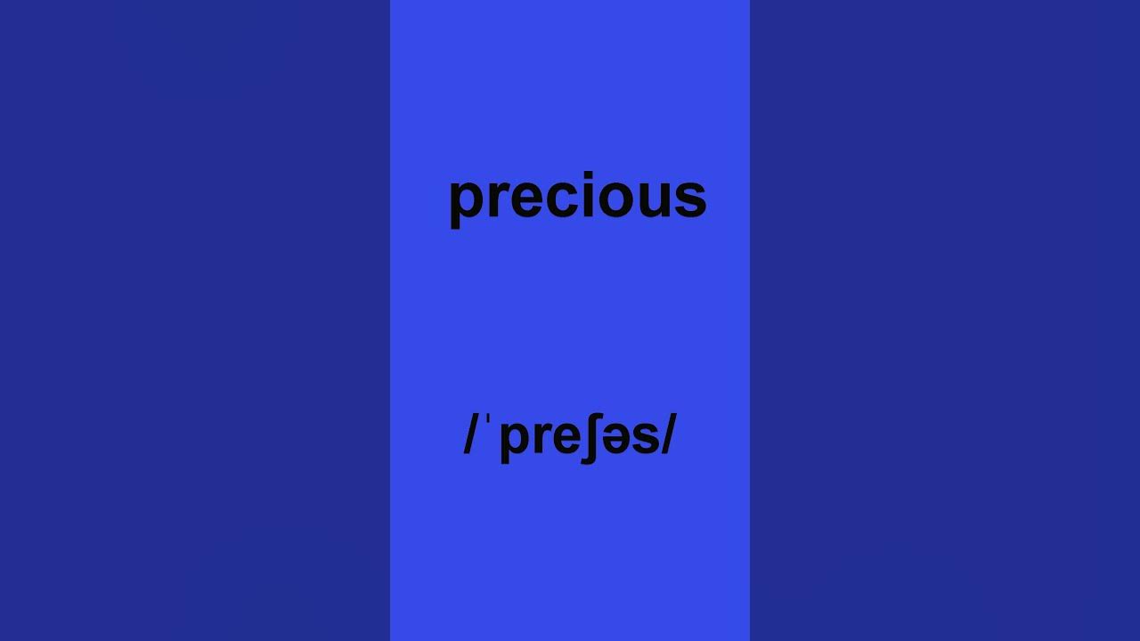How To Pronounce precious In American English americanpronounce how-to-pronounce-precious-in-american-english-americanpronounce