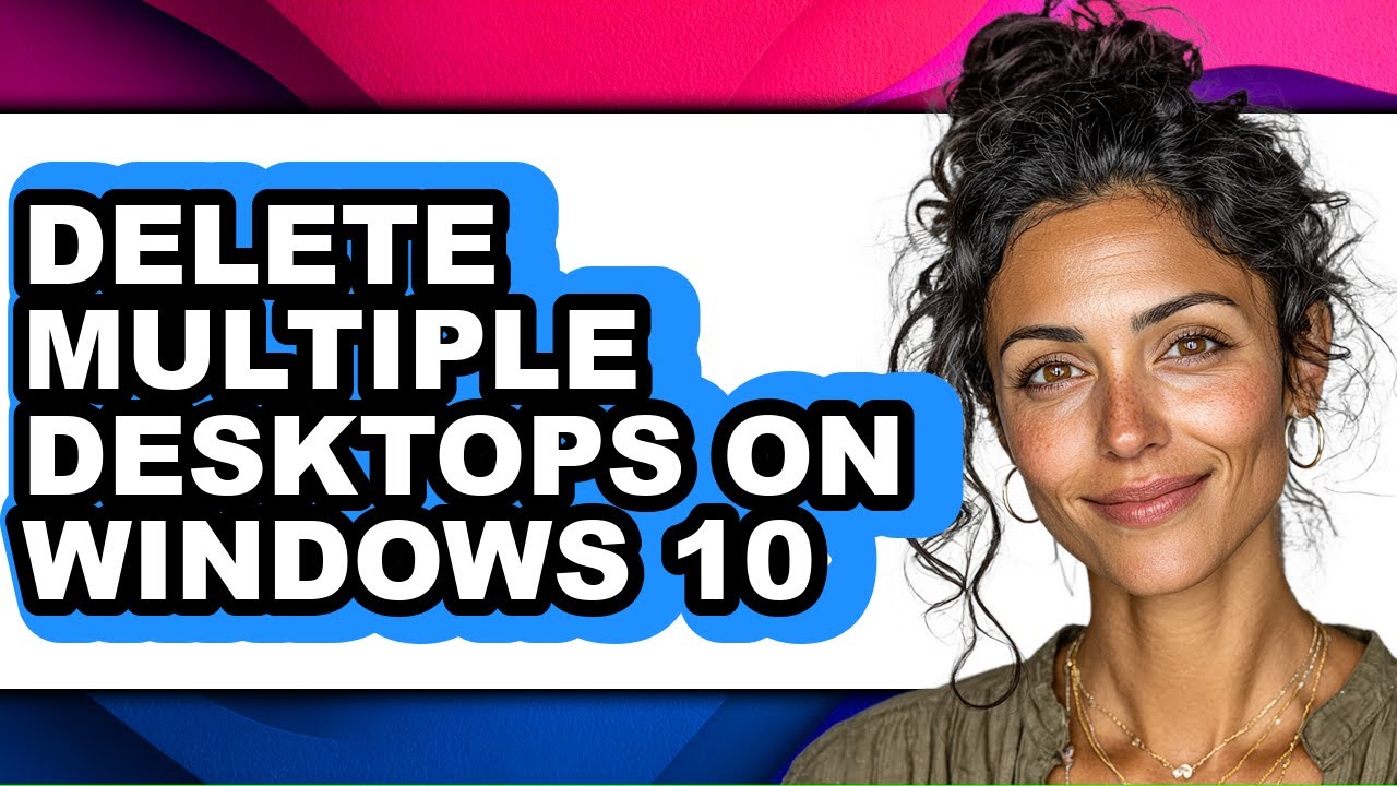 How to Delete Multiple Desktops on Windows 10 - Step by Step - YouTube