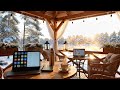 Relaxing Jazz Coffee Lounge ❄️ Gentle Instrumental Ambience for Study &amp; Work