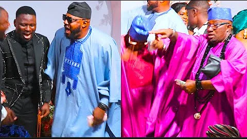 See What Odunlade Adekola, Woli Agba, and Londoner Did at Skit Maker Kamo State's Wedding