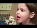 Josie pulls her first tooth