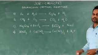 How To Balance Chemical Equations Balancing Some Unbalanced Chemical Equations.
