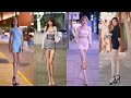 Mejores Street Fashion Tik Tok 2021 | Hottest Chinese Girls Street Fashion Style 2021 Ep.122