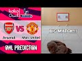 Arsenal vs Manchester United ||English Premier League 2022/2023 || Owl Prediction