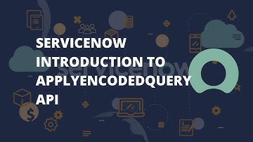 ServiceNow applyEncodedQuery | Power of ServiceNow undocumented GlideRecord applyEncodedQuery demo
