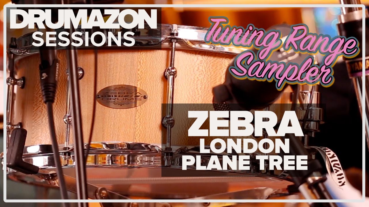 Zebra Drums 14 x 6 London Plane Tree Stave Snare Drum Audio Demo, By Drumazon, feat. Rocky Morris