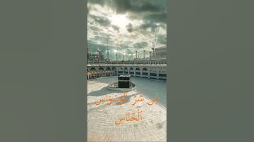 سورة الناس الشيخ محمد صديق المنشاوي