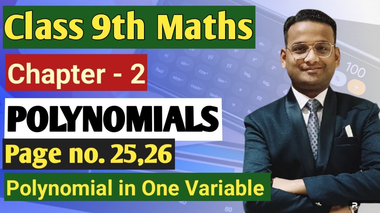 Class 9th Maths Chapter 2 (Polynomial) | CBSE NCERT BOOK | Page no.25, 26 | Zero Polynomial