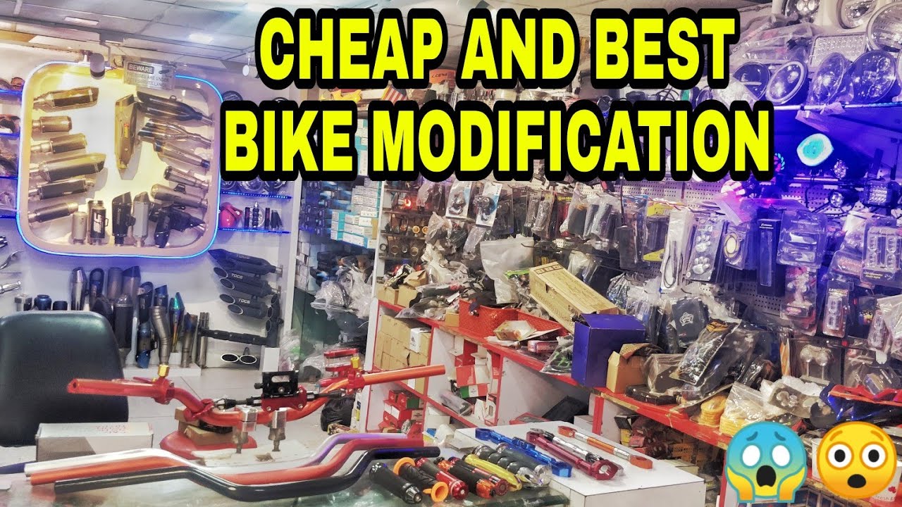 CHEAP AND BEST BIKE MODIFICATION IN KAROL BAGH PGX BIKE ACCESSORIES