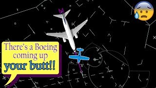 THERE'S A BOEING COMING UP YOUR BUTT!! = get the heck outta there