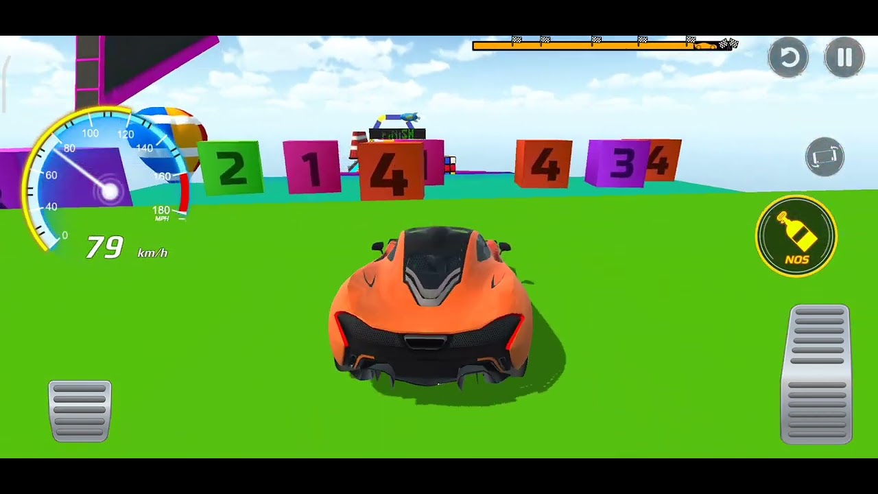 Rush Rider | Ultimate stunts | 3D car racing | Fun Games for kids# ...