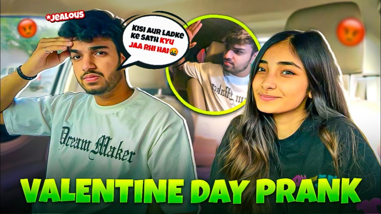 Valentine 💋Day Prank On *Namish😍 Went Extremely Wrong😱 | He Slapped 👋🏻 Me?
