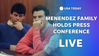 Family of Menendez brothers hold press conference calling for their release