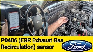 Fixing P0406 Code on a Ford Endeavour: EGR Sensor Circuit Troubleshooting and Repair#ford #p0406