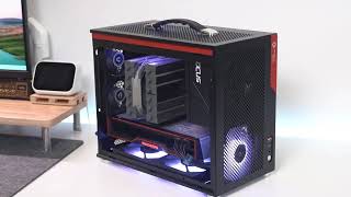 I Tried Fitting an Oversized GPU in This Tiny Case (Results)