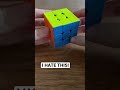 The worst feeling in speedcubing! #cubing #cuber