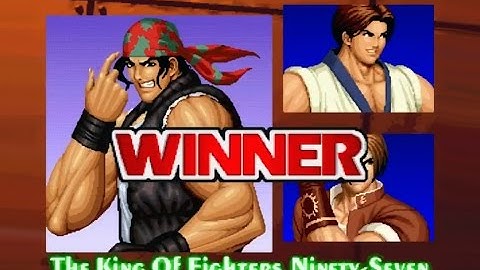 The King of Fighters 97 Gameplay Ralf, Kim, Kyo