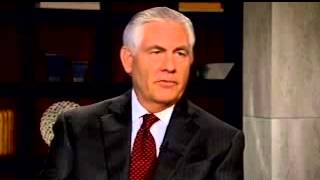 Exxon Mobile CEO Tillerson Explains Gas Prices on Charlie Rose (3-8-13)