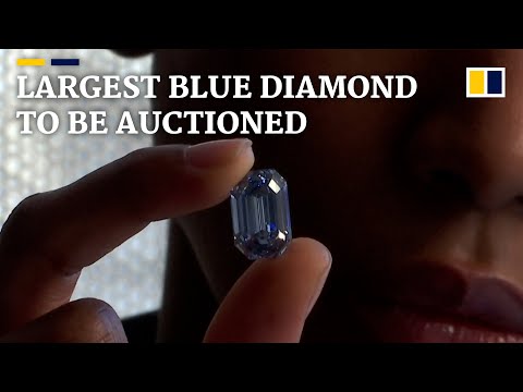 Largest blue diamond