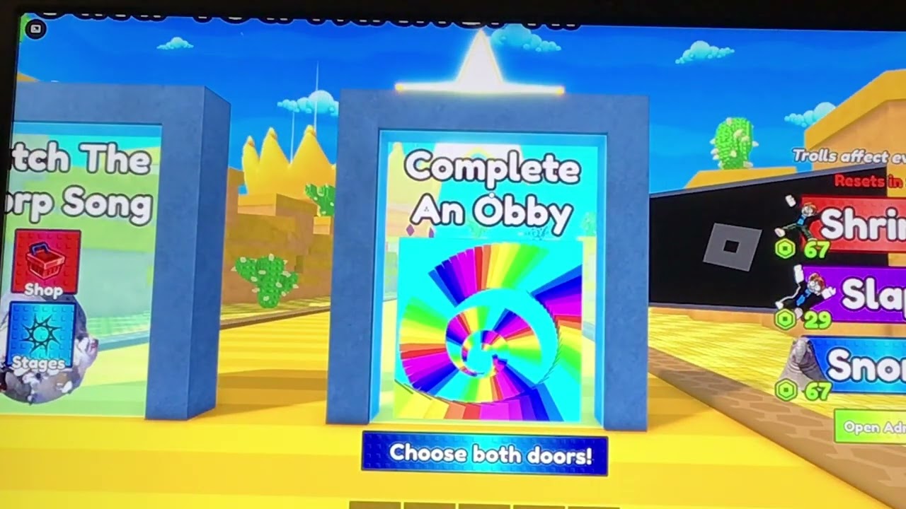 #roblox We played would you rather but is happens