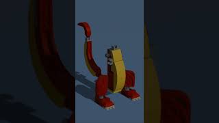 Lego Red Dragon Animation
