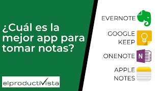 ¿Cuál es la mejor app de notas?  ¿Evernote, OneNote, Google Keep o Apple Notes? screenshot 2