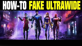 HOW TO FAKE UltraWide on a 16x9 monitor