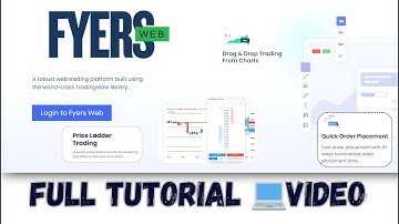 Fyers Web Terminal Full Guide – Best Trading Platform for Beginners!