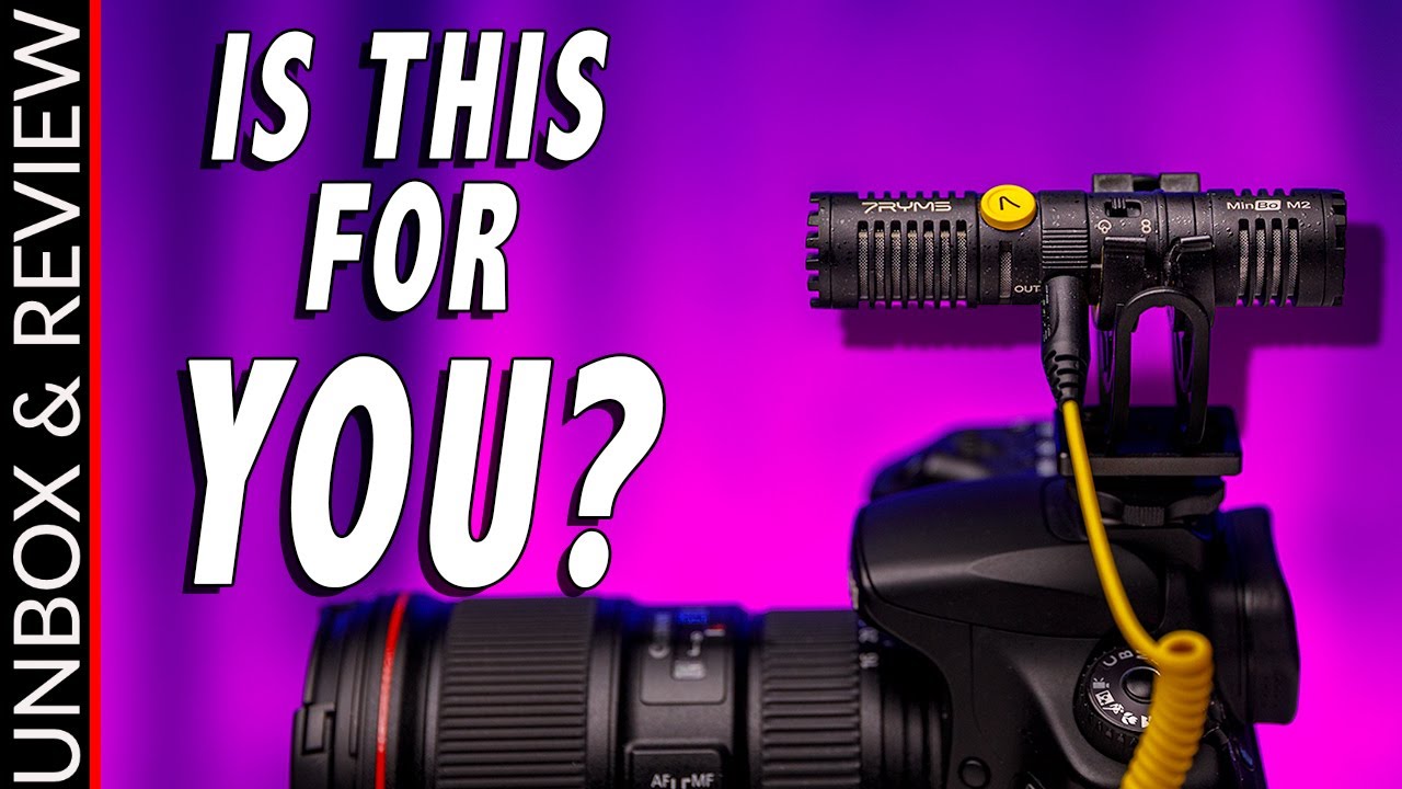 Is This The Perfect Mic for You? | 7RYMS MinBo M2 Shotgun Microphone Unbox and Review
