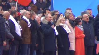 ВВ Путин на митинге 2018 / Putin at the rally
