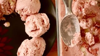 Strawberry ice cream is a beautiful colourful with the lip smacking
flavour of fresh strawberries, and white chocolate chips to give it
that extra ...