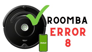 Roomba Error 8 - How to fix