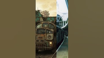 British Rail Class 37 (BR blue) woth fallout filter#england #railway #trains #train #automobile