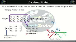 Translation, Rotation &amp; General Motion of a Frame | Homogeneous Transformation Matrix