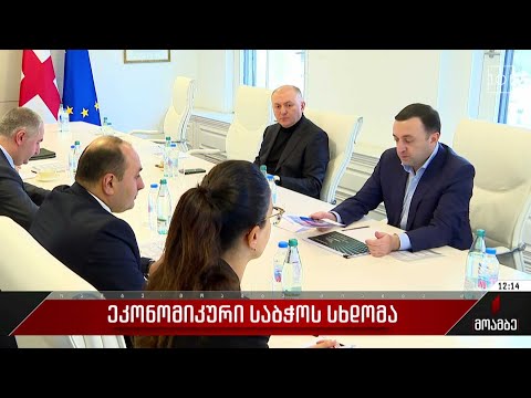 ეკონომიკური საბჭოს სხდომა